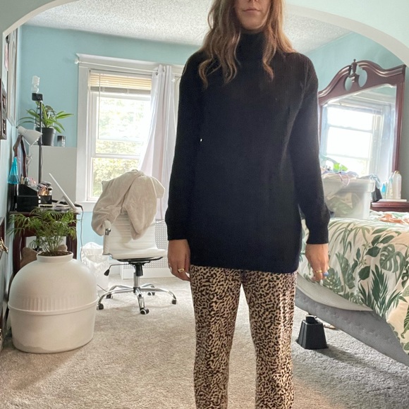 Black Turtle Neck Sweater - Picture 2 of 7